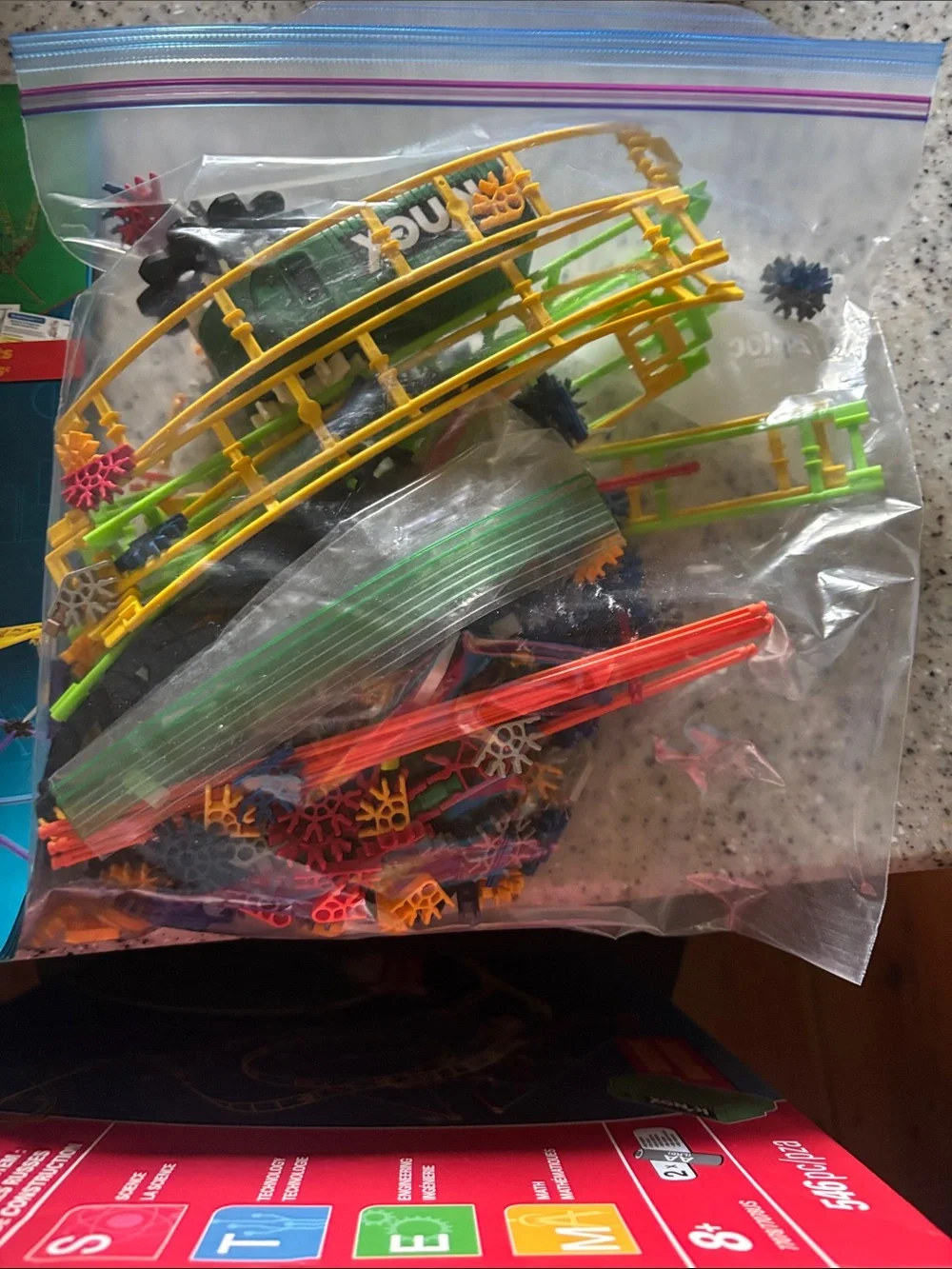 Education STEM Roller Coaster Building Set - Blue/Yellow